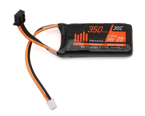 Spektrum RC SCX24 2S LiPo 30C Battery Pack (7.4V/350mAh) w/PH2.0 Connector