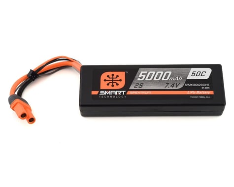 Spektrum RC 2S Smart LiPo Hard Case 50C Battery Pack w/IC5 Connector