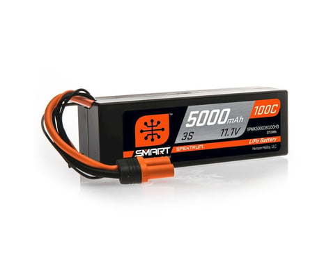 Spektrum RC 3S Smart LiPo Hard Case 100C Battery Pack (11.1V/5000mAh)