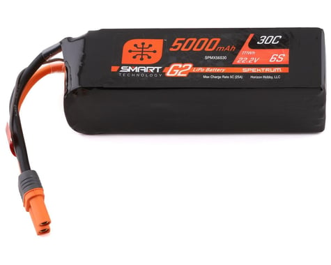 Spektrum RC 6S Smart G2 LiPo 30C Battery Pack (22.2V/5000mAh)