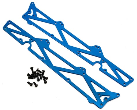 ST Racing Concepts Arrma Aluminum TVP Chassis Side Plates w/Hardware (2) (Blue)