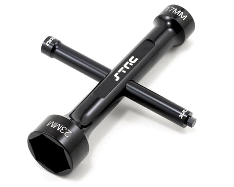 ST Racing Concepts Aluminum 17/23mm Wheel Wrench Tool (Black)