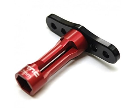 ST Racing Concepts Aluminum 17mm Hex Lightweight Long Shank Wrench (Red)