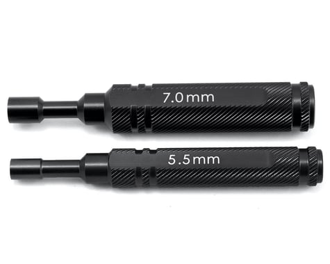 ST Racing Concepts Aluminum 1-Piece Metric Nut Driver Set (5.5mm/7.0mm) (Black)