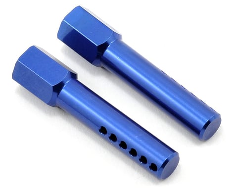 ST Racing Concepts Aluminum Front Body Posts for Traxxas Slash (Blue) (2)