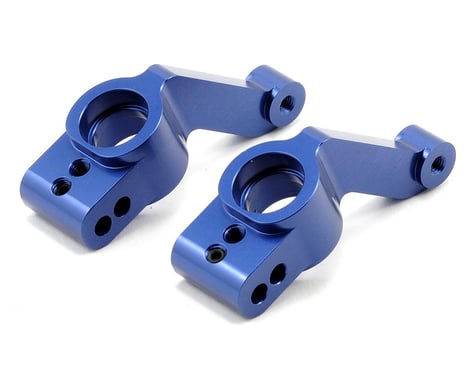 ST Racing Concepts Aluminum Rear Hub Carriers (Blue) (2) (Slash 4x4)