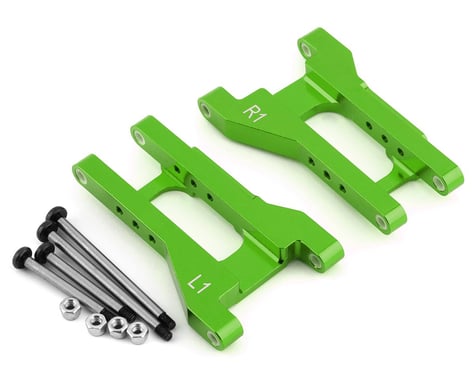 ST Racing Concepts Aluminum Toe-In Rear Arms for Traxxas Drag Slash (Green)