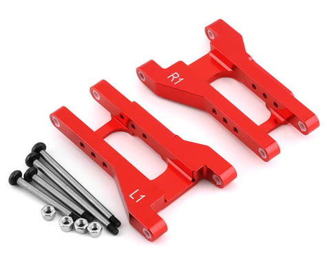 ST Racing Concepts Aluminum Toe-In Rear Arms for Traxxas Drag Slash (Red)