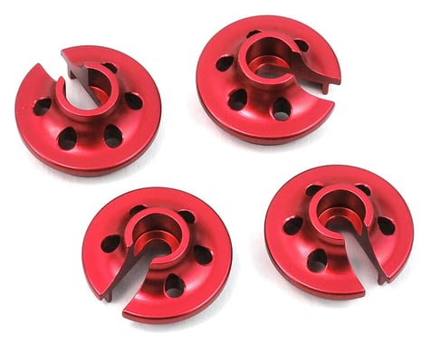 ST Racing Concepts Traxxas 4Tec 2.0 Aluminum Lower Shock Retainers (4) (Red)