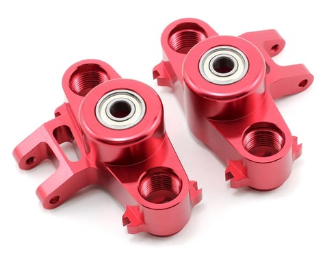 ST Racing Concepts Heavy Duty Aluminum Steering Knuckles w/Larger Bearings (Red)