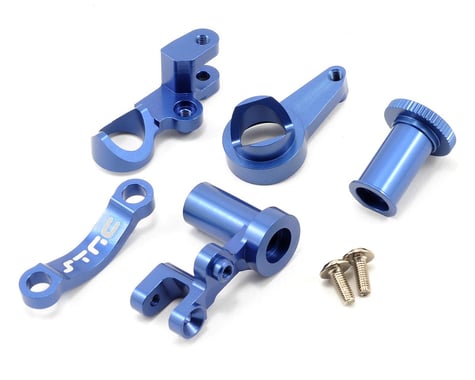 ST Racing Concepts HD Aluminum Steering Bellcrank Set (Blue) (Slash 4x4)
