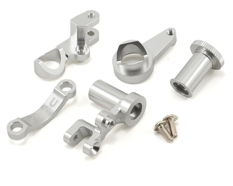 ST Racing Concepts HD Aluminum Steering Bellcrank Set (Silver) (Slash 4x4)