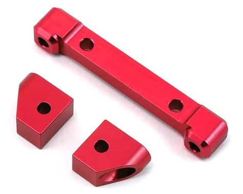 ST Racing Concepts Aluminum Rear Hinge Pin Blocks for Traxxas 4Tec 2.0 (Red)