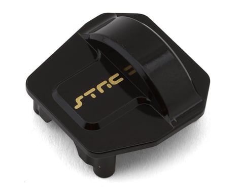 ST Racing Concepts SCX10 Pro Brass Differential Cover (Black) (23g)