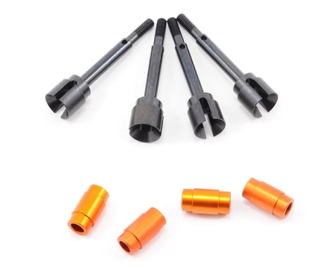 ST Racing Concepts Extended Heavy Duty Wide Axle Set (Orange)