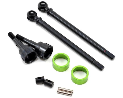 ST Racing Concepts SCX10 Carbon Steel Universal Driveshaft (Green) (2)