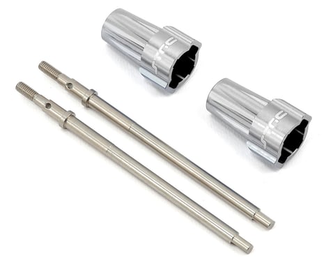ST Racing Concepts Aluminum Lockout Axle Kit w/Stainless Steel Driveshaft (Silver) (2)