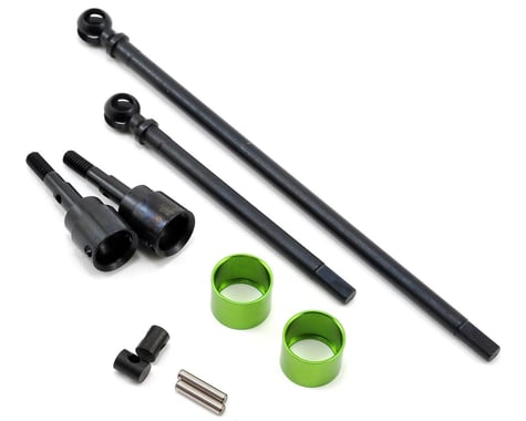 ST Racing Concepts Wraith Carbon Steel Universal Driveshaft Set (Green) (2)