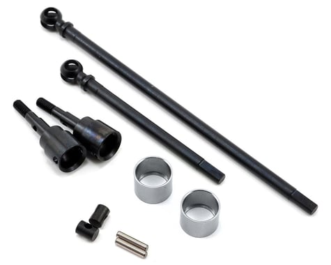 ST Racing Concepts Wraith Heat Treated Carbon-Steel Universal Driveshaft Set (Silver) (2)