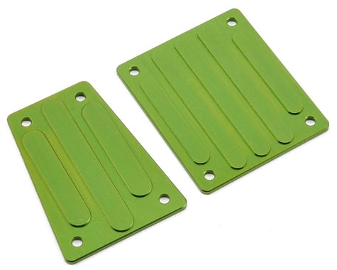 ST Racing Concepts Axial EXO Aluminum Front & Rear Skid Plates (Green)