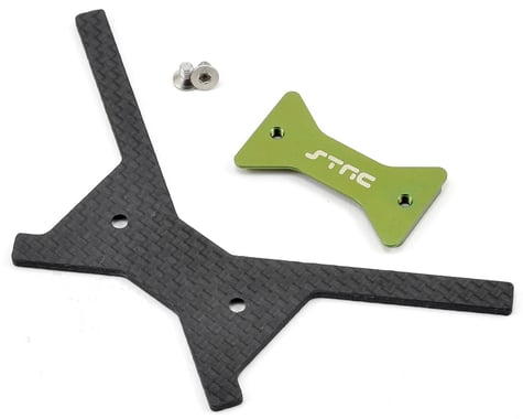 ST Racing Concepts Aluminum/Graphite Battery Plate (Green)