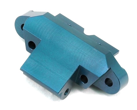 ST Racing Concepts Yeti Aluminum Front Skid Plate/Hinge Pin Mount (Blue)