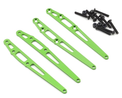 ST Racing Concepts Aluminum Reinforcement Rear Lower Link Plate (4) (Green)