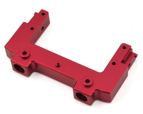 ST Racing Concepts SCX10 II Aluminum Rear Bumper Mount/Chassis Brace (Red)