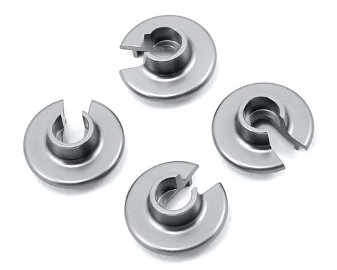 ST Racing Concepts Aluminum Shock Spring Retainers (4) (Silver)