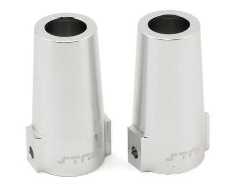 ST Racing Concepts Aluminum Rear Lock Out Set (Silver) (2)