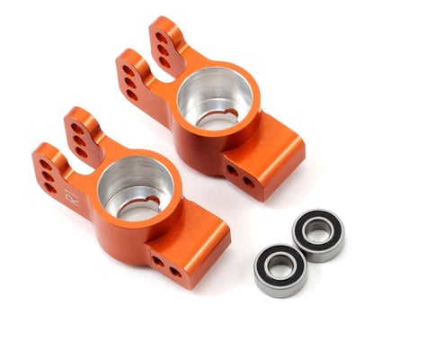 ST Racing Concepts Axial EXO Rear Hub Carriers w/Bearings (Orange)