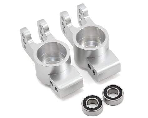ST Racing Concepts ALUMINUM REAR HUB CARRIERS W/ BEARINGS FOR EXO BUGGY(SILVER)