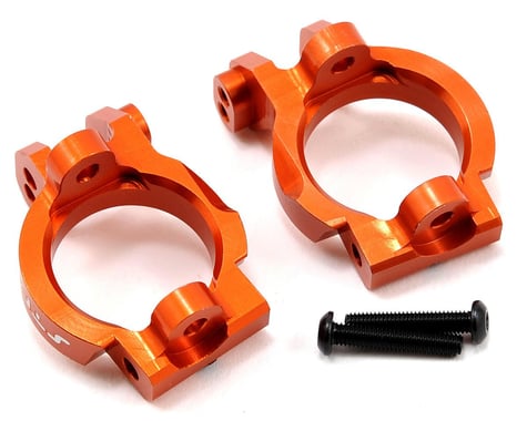 ST Racing Concepts Front Caster Block Set (Orange) (2)