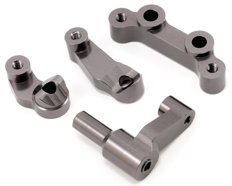 ST Racing Concepts Aluminum Steering Bellcrank System (Gun Metal) (4)