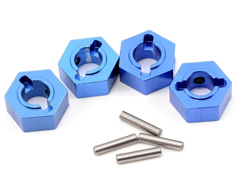 ST Racing Concepts Aluminum Hex Adapter & Drive Pin Set (Blue) (4)