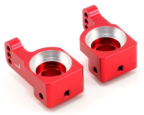ST Racing Concepts Aluminum Rear Hub Carrier Set (Red) (2)