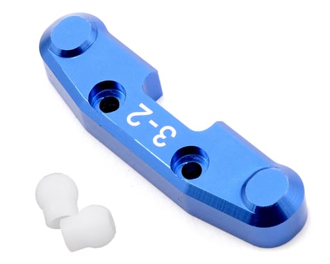 ST Racing Concepts Aluminum "3-2" Rear Arm Mount w/Delrin Inserts (Blue)