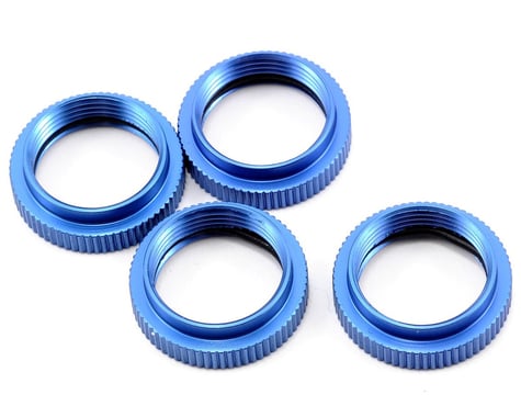 ST Racing Concepts Aluminum Spring Collar Set (Blue) (4)
