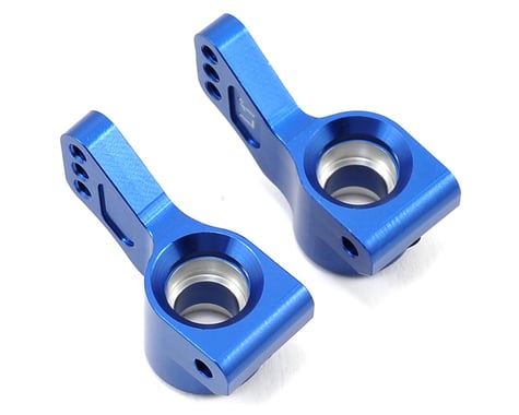 ST Racing Concepts Aluminum +1° Toe-in Rear Hub Carriers (Blue)