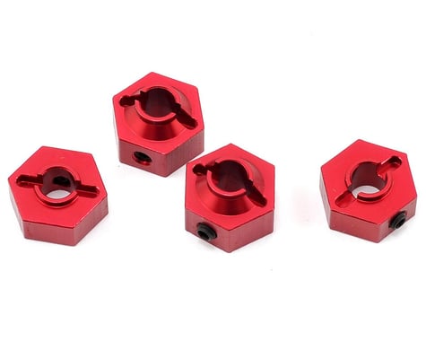 ST Racing Concepts Aluminum Hex Adapter (Red) (4)