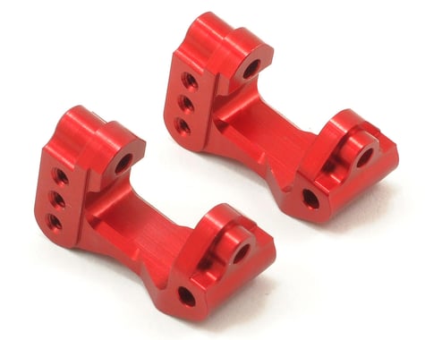 ST Racing Concepts Aluminum Front C-Hub Carrier Set (Red) (2)