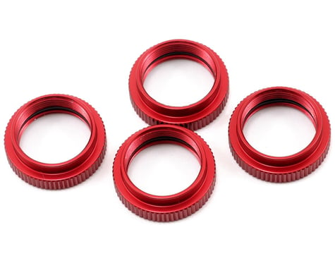 ST Racing Concepts Aluminum Shock Collar Set (Red) (4)
