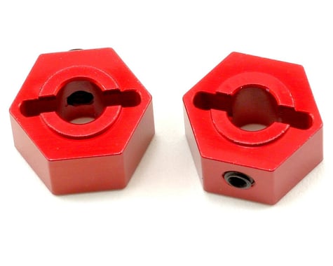 ST Racing Concepts Aluminum Rear Hex Adapters (Red) (2)