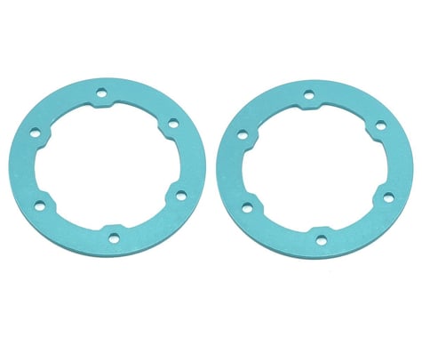 ST Racing Concepts Aluminum Beadlock Rings (Light Blue) (2)