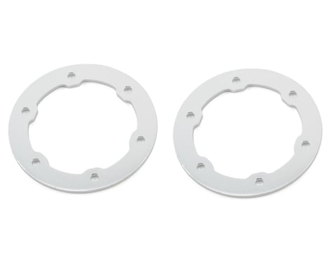 ST Racing Concepts Aluminum Beadlock Rings (Silver) (2)