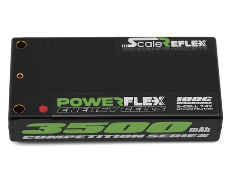 Scale Reflex 2s LiPo Battery 100C (7.4V/3500mAh) w/4mm Bullets