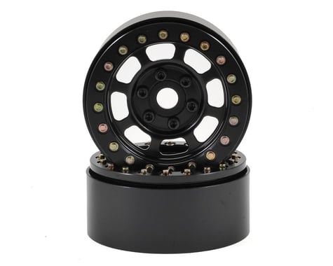 SCRATCH & DENT: SSD RC Trail 1.9 Steel Beadlock Crawler Wheels (Black) (2)