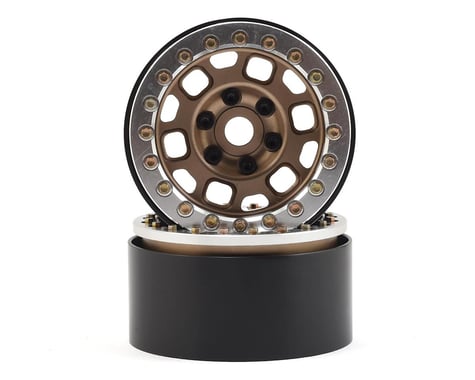 SCRATCH & DENT: SSD RC 1.9” Contender Beadlock Wheels (Bronze)