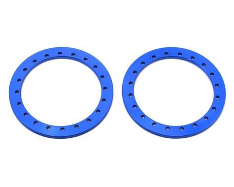 SSD RC 1.9"" Aluminum Beadlock Rings (Blue) (2)