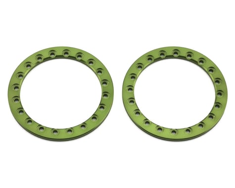SSD RC 1.9"" Aluminum Beadlock Rings (Green) (2)